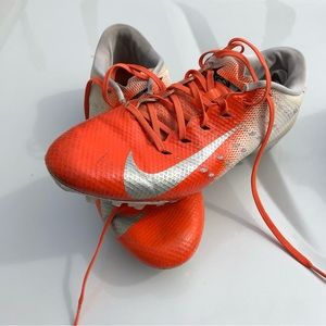 Nike Vapor Men’s Size 10.5 Orange/White/Black Football Cleats